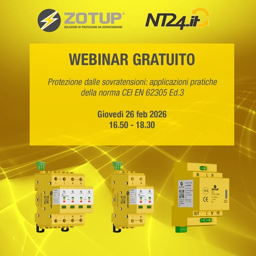 WEBINAR: "Protezione dalle sovratensioni"