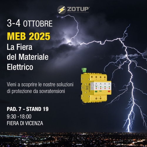 ZOTUP a MEB 2025: tutte le soluzioni per la protezione da sovratensioni